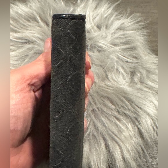 Celine Black Monogram Macadam Canvas Compact Wallet - Picture 5 of 12